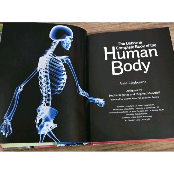 The Usborne Complete Book Of The Human Body Anna Claybourne Hardcover Homeschool - Picture 9 of 10